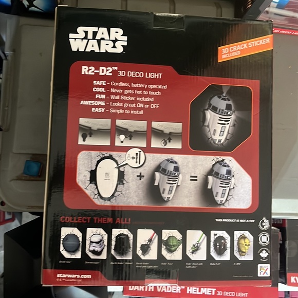 Star Wars💫 R2-D2 3D Deco Light 💡 - Picture 3 of 3